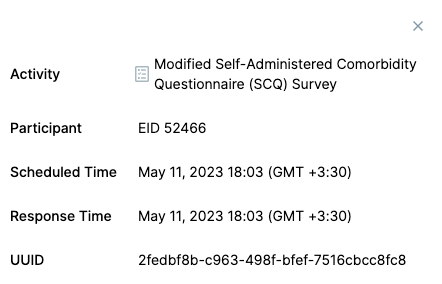 Session metadata