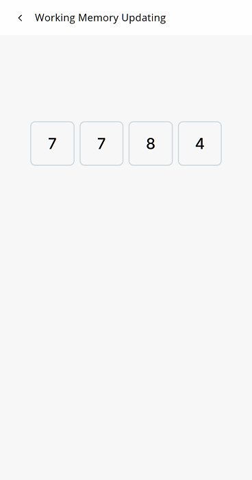 Initial numbers page