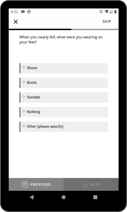 Single Answer Questions in an Avicenna Survey